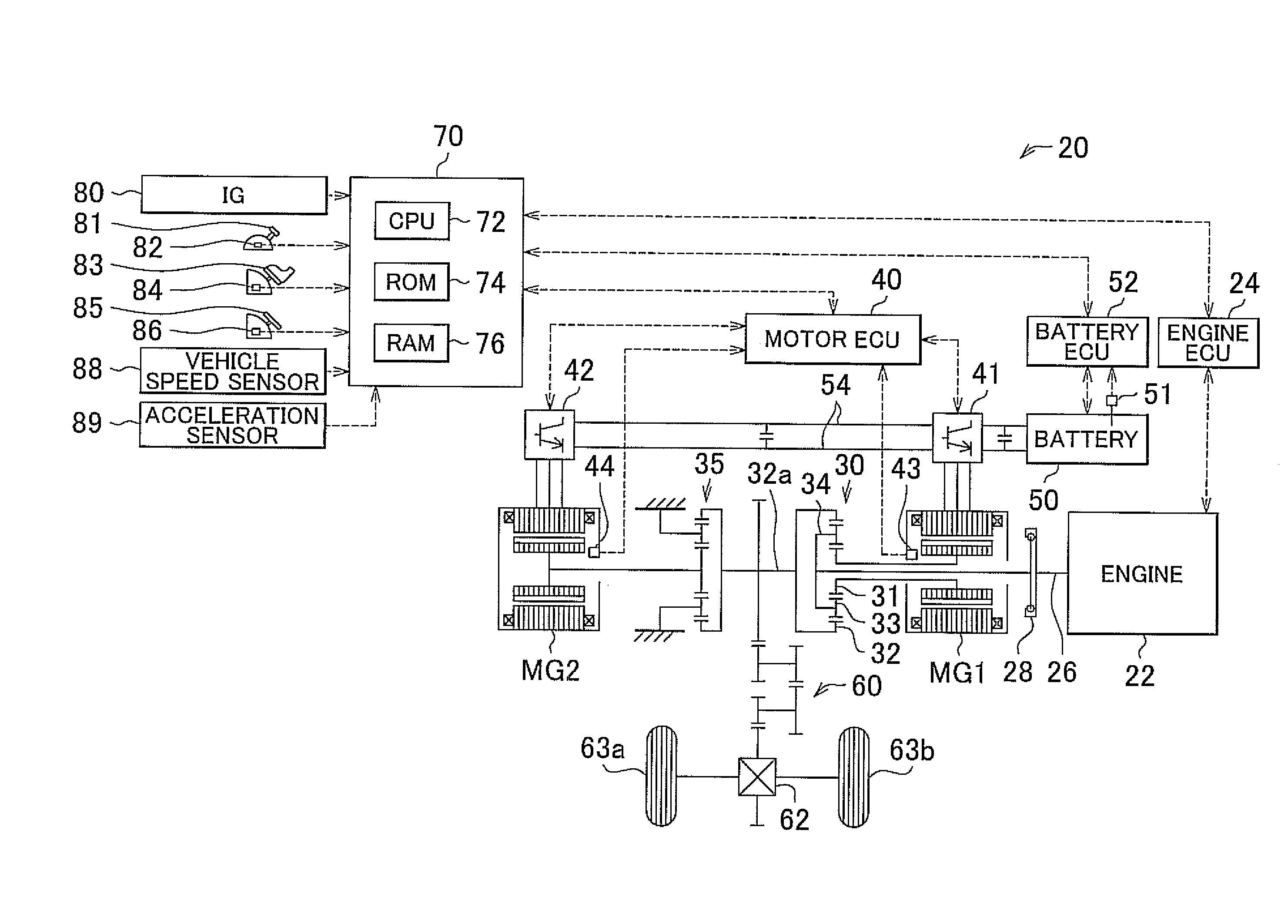 Vehicle and control method therefor