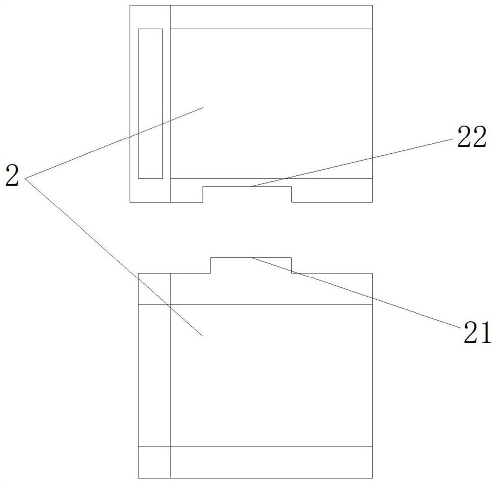 Assembled resin module wall structure