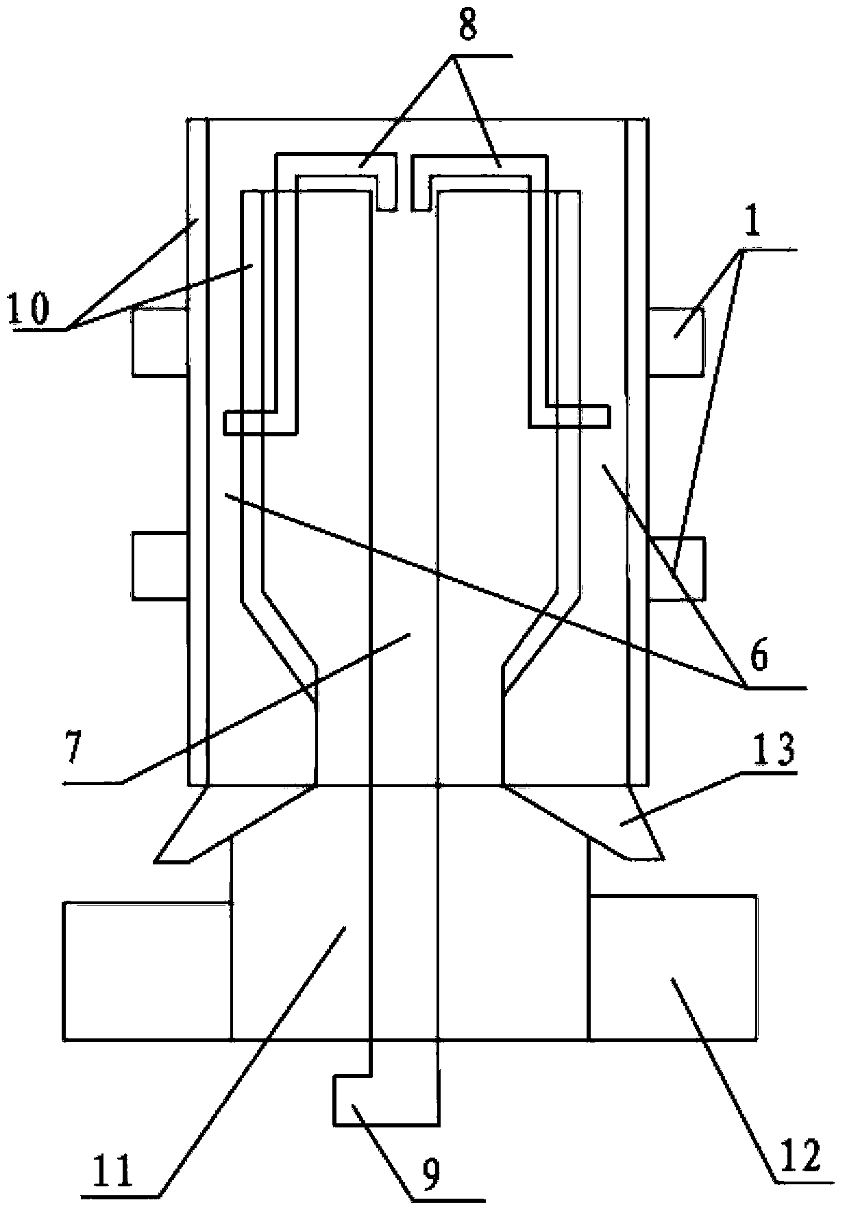 Method for roasting siderite and shaft furnace