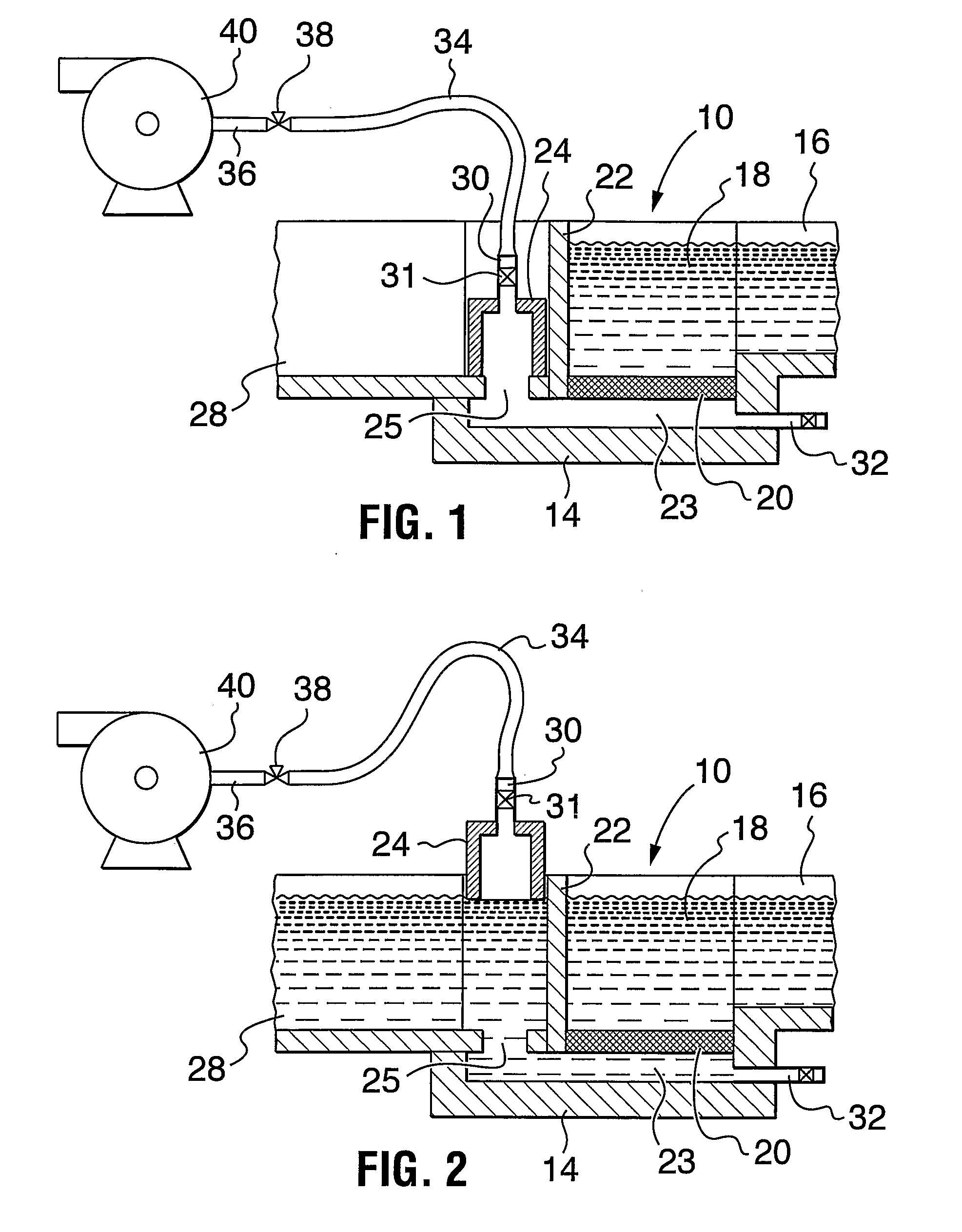 Method of Priming Filter for Molten Metal