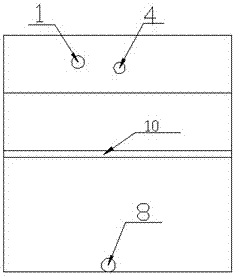 A separate composite three-dimensional constructed wetland system and sewage treatment method