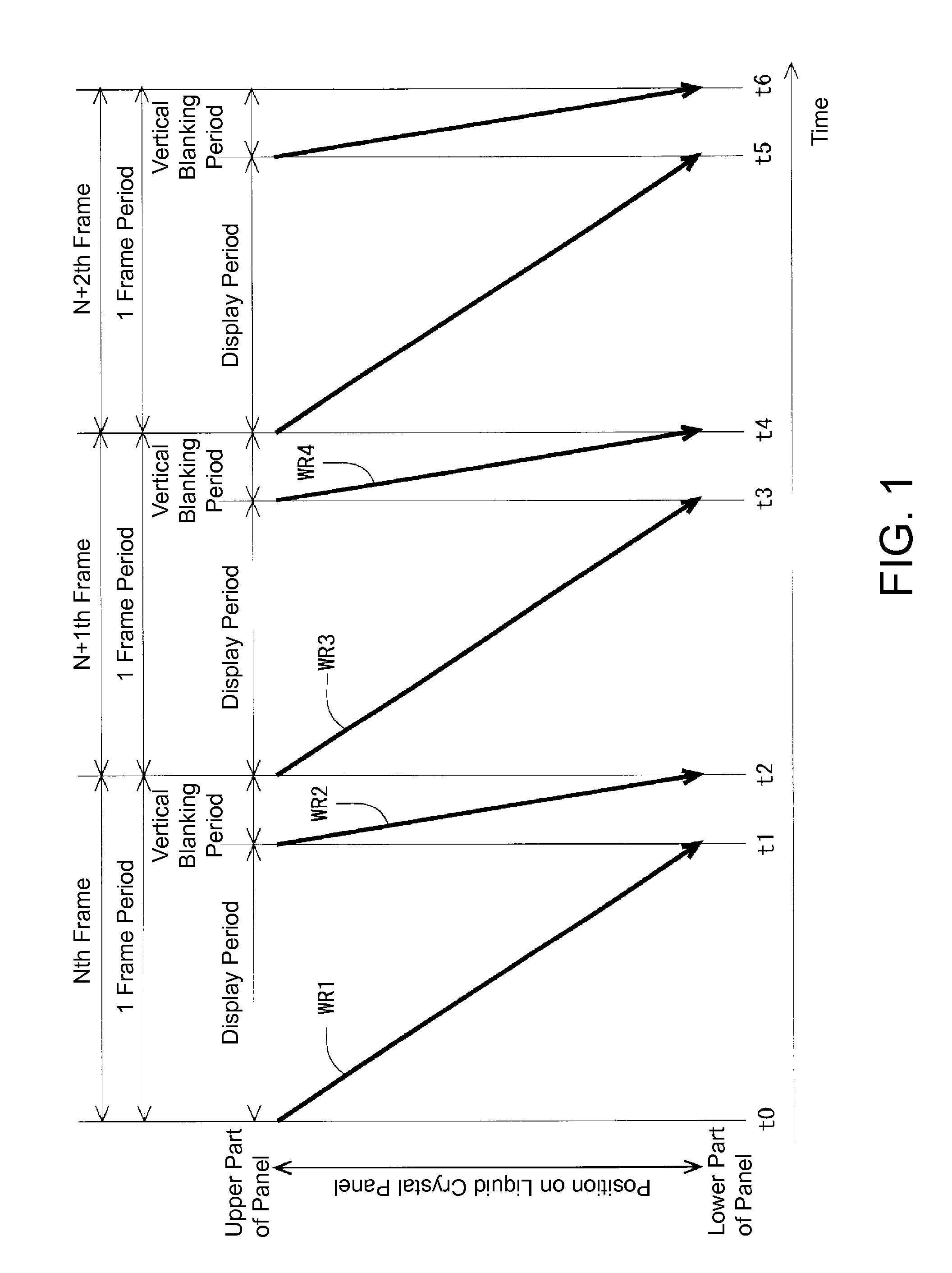 Liquid-crystal display device and method for driving same