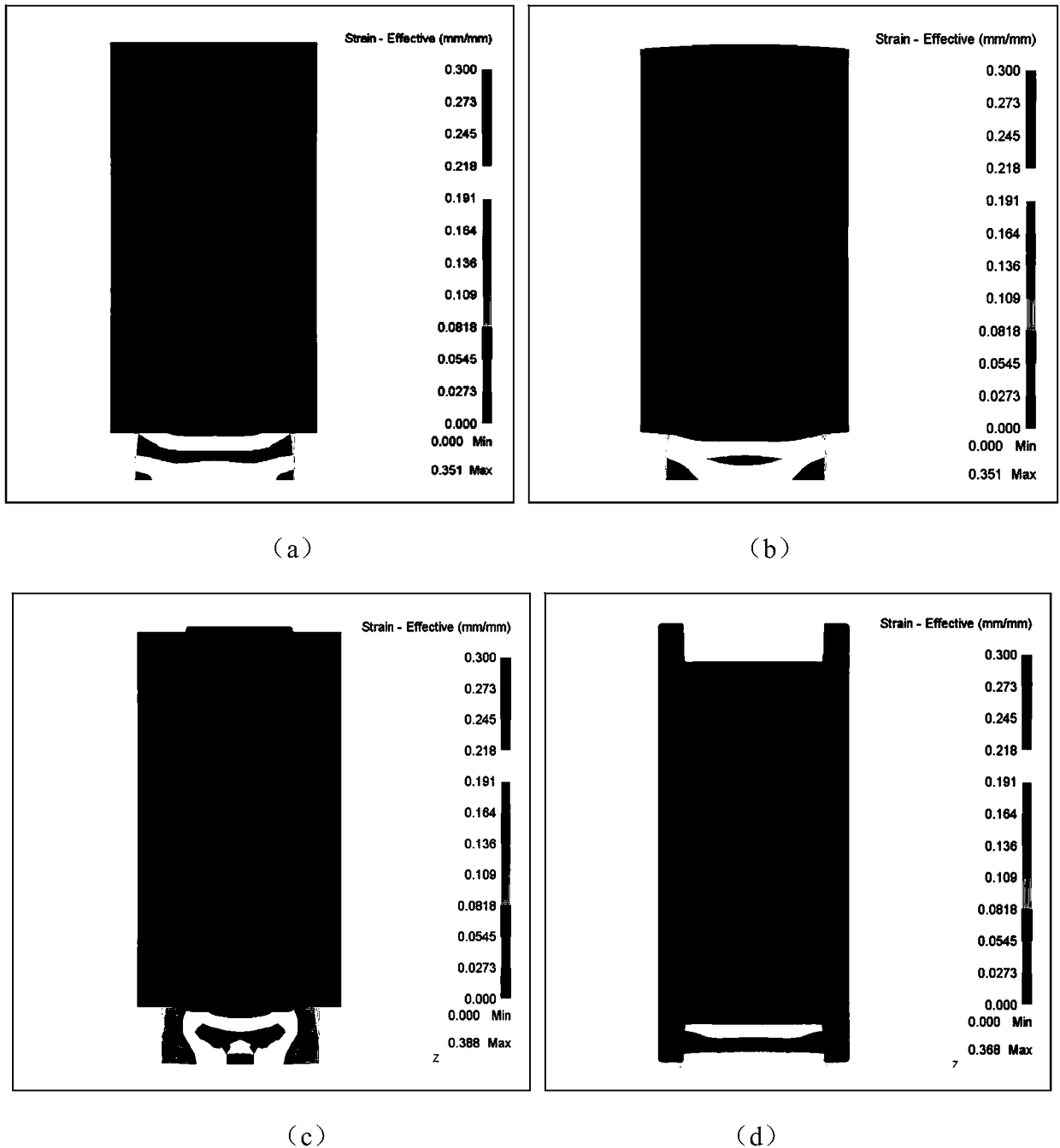 Curve design of rolling mill work roller for high-temperature large-rolling-reduction technology of large square billet and rectangular billet