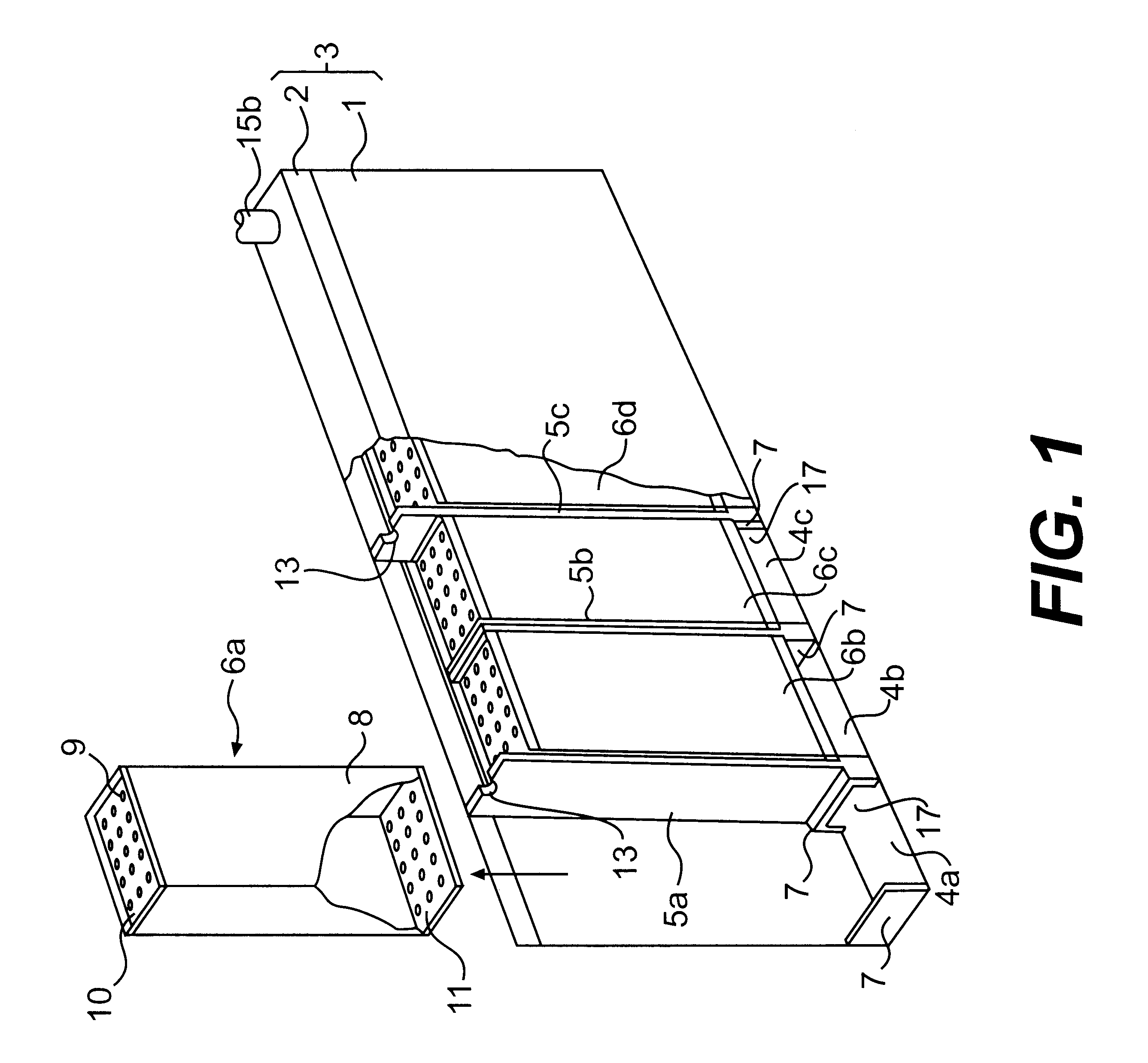 Filtration device for tank water for aquarium fish