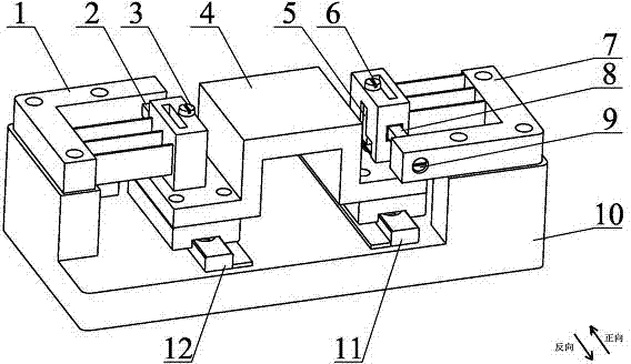 Piezoelectric driving/locking reciprocating step driving platform and method