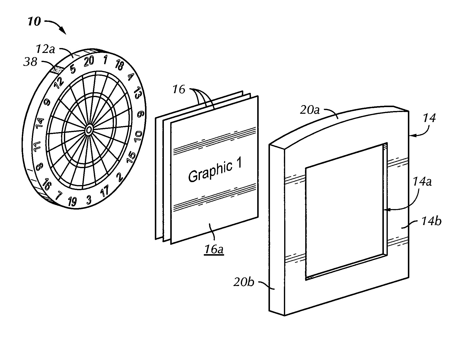 Dartboard cover