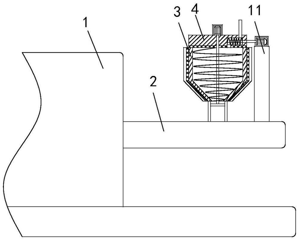 An intermittent multi-specification plastic injection molding machine