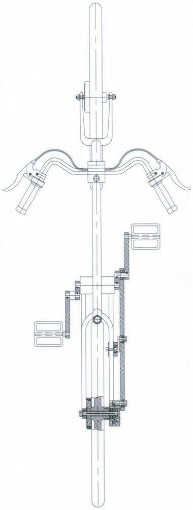 Bicycle parallel transmission connecting rod mechanism