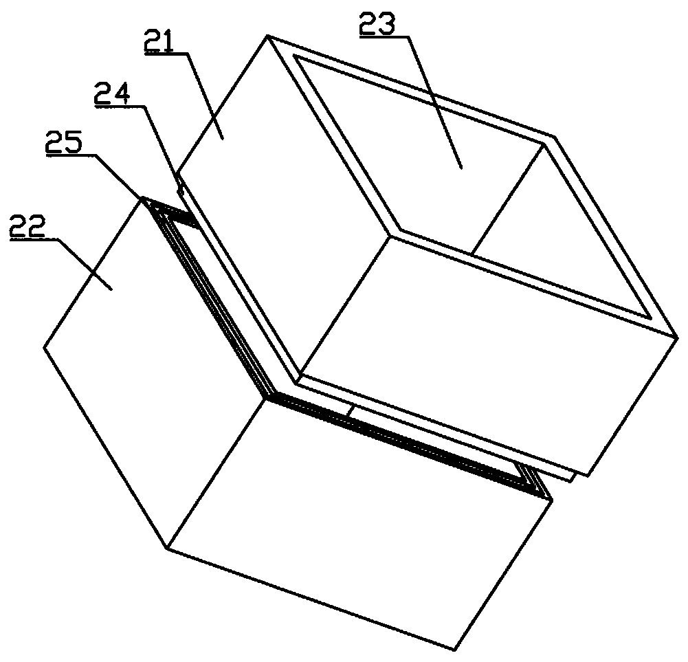 Shear test device and test method for rock fracture surface at any angle