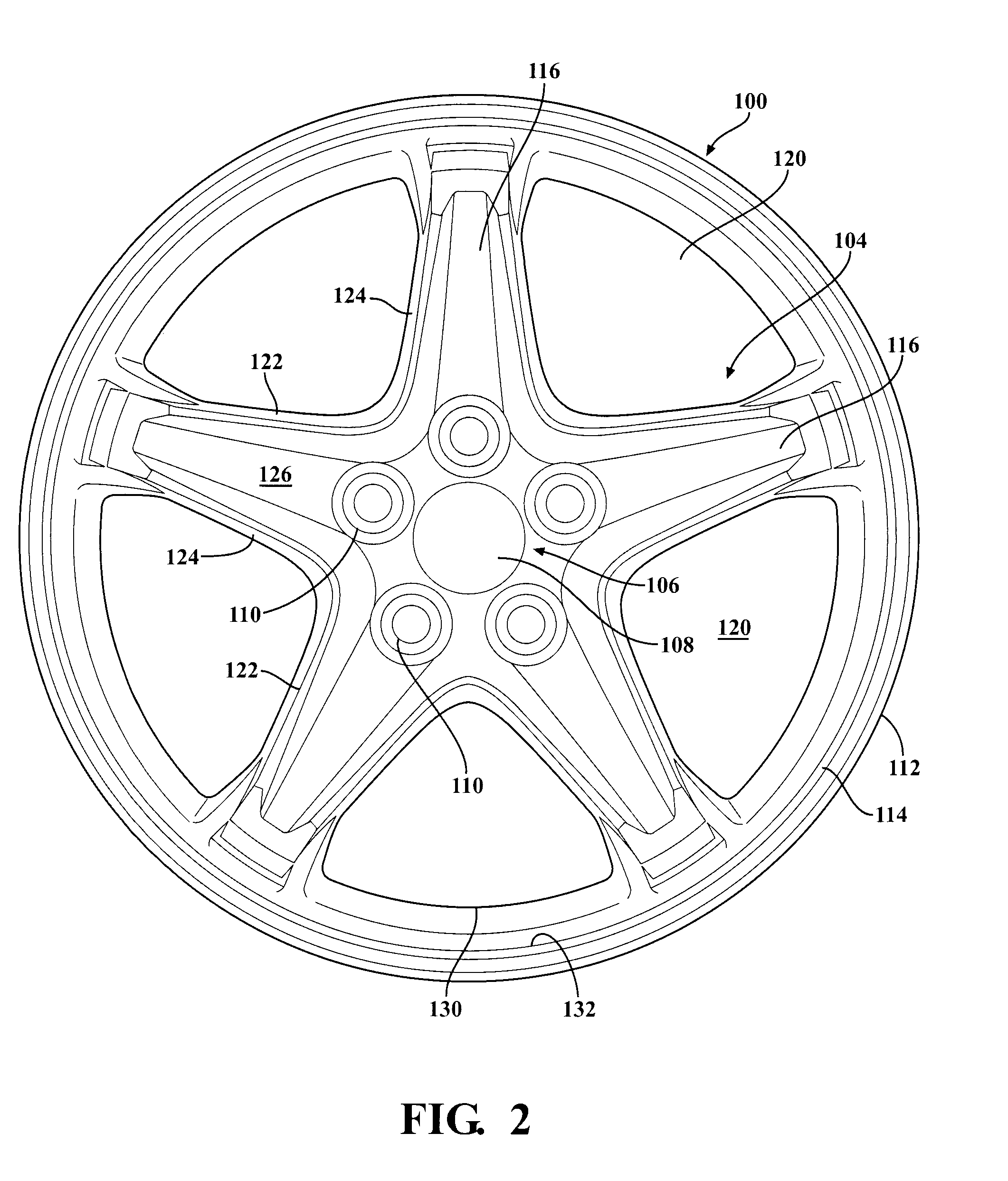 Lightweight aerodynamic wheel assembly