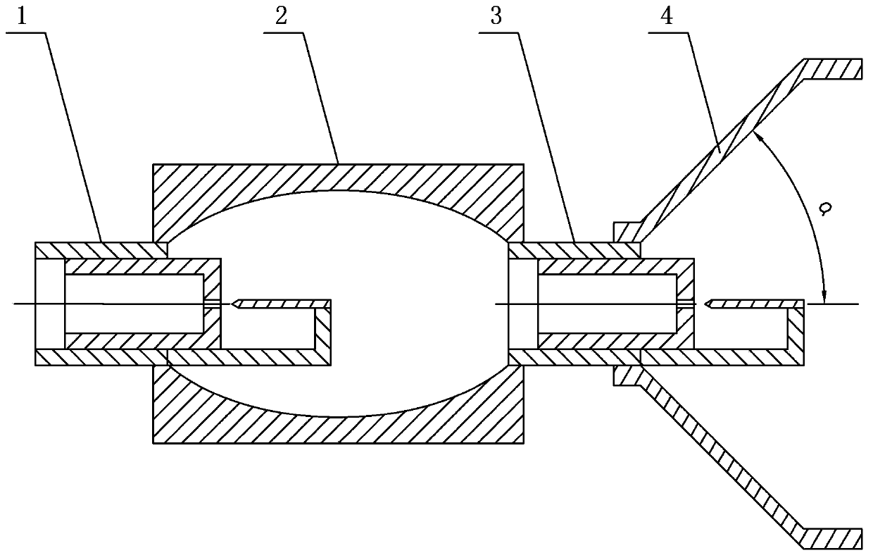 Tandem type hydrodynamic force sound wave generation device