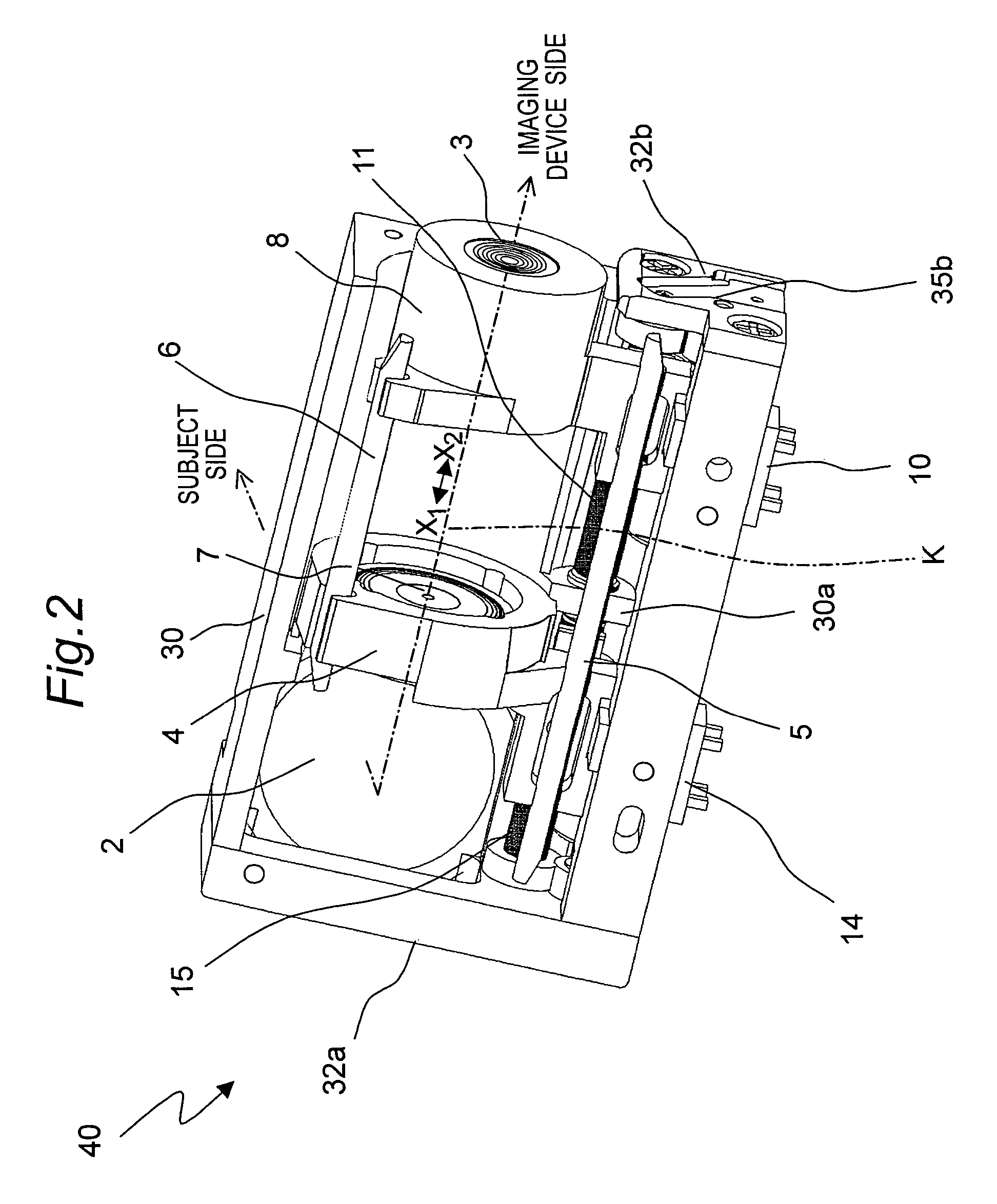 Lens actuating device, camera module and portable electronic equipment