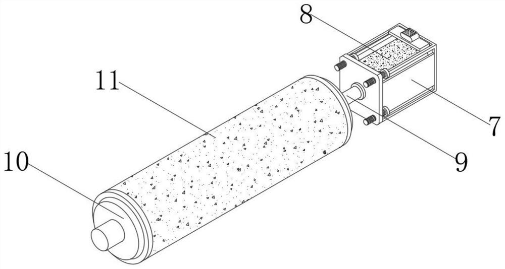 Car chassis flushing device for car beauty