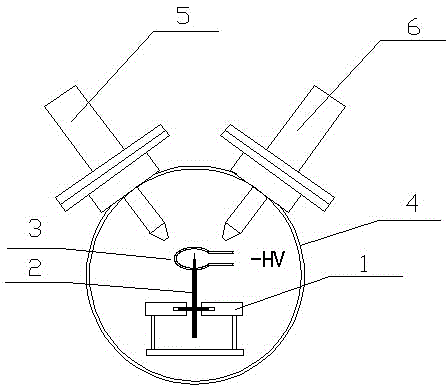 Method and device for preparing ultrahigh-vacuum spin-polarized scanning tunneling microscope probe