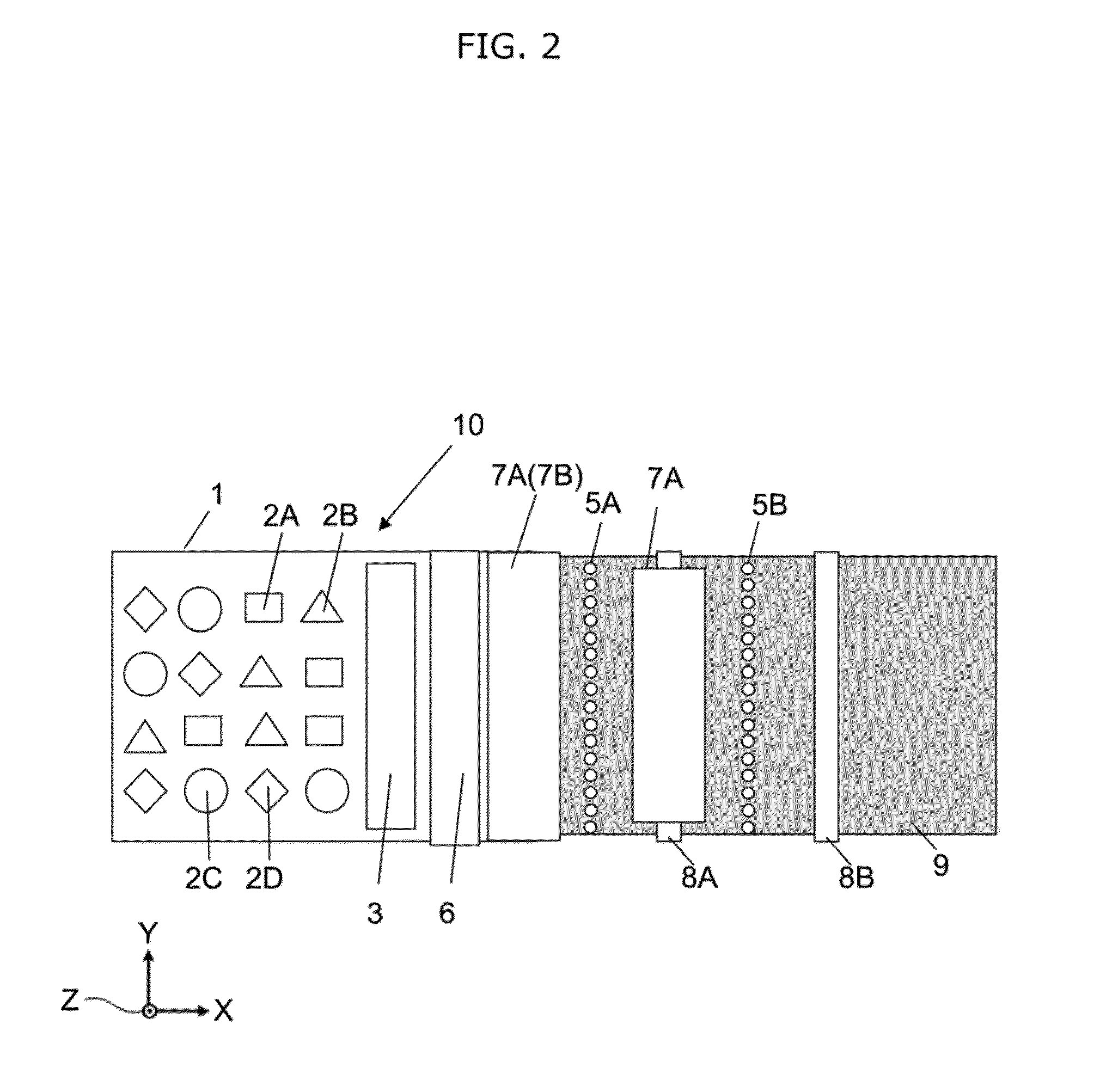 Apparatus and method for separating material