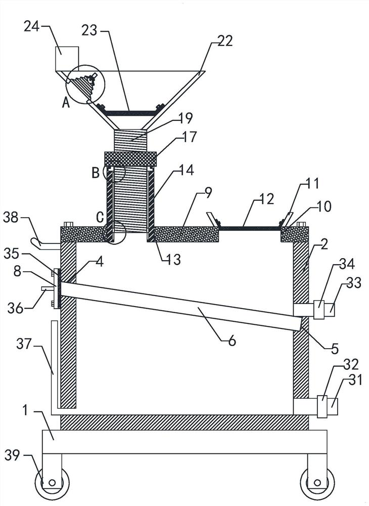 Engine oil recovery auxiliary device for automobile maintenance