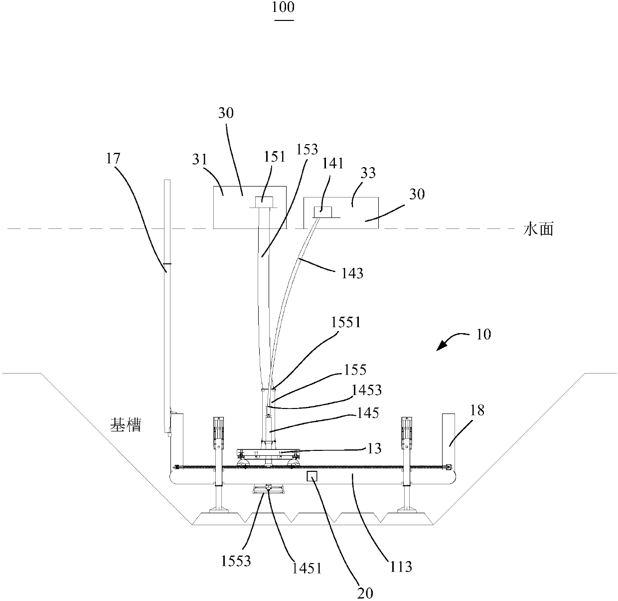 Automatic spreading machine system with detection adjusting structure and working method thereof