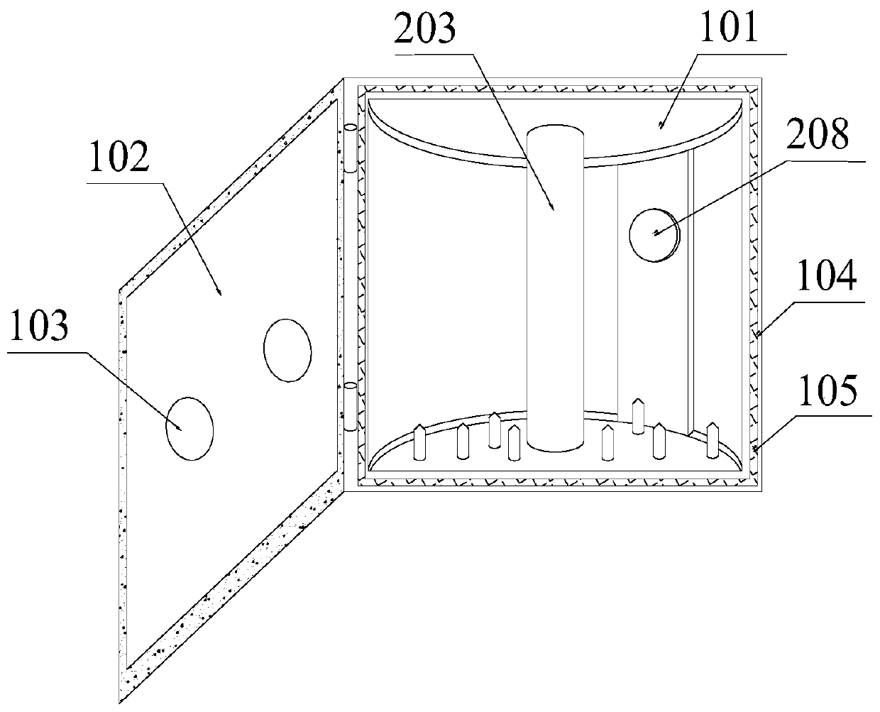 High-sealability vacuum film plating machine and control method thereof