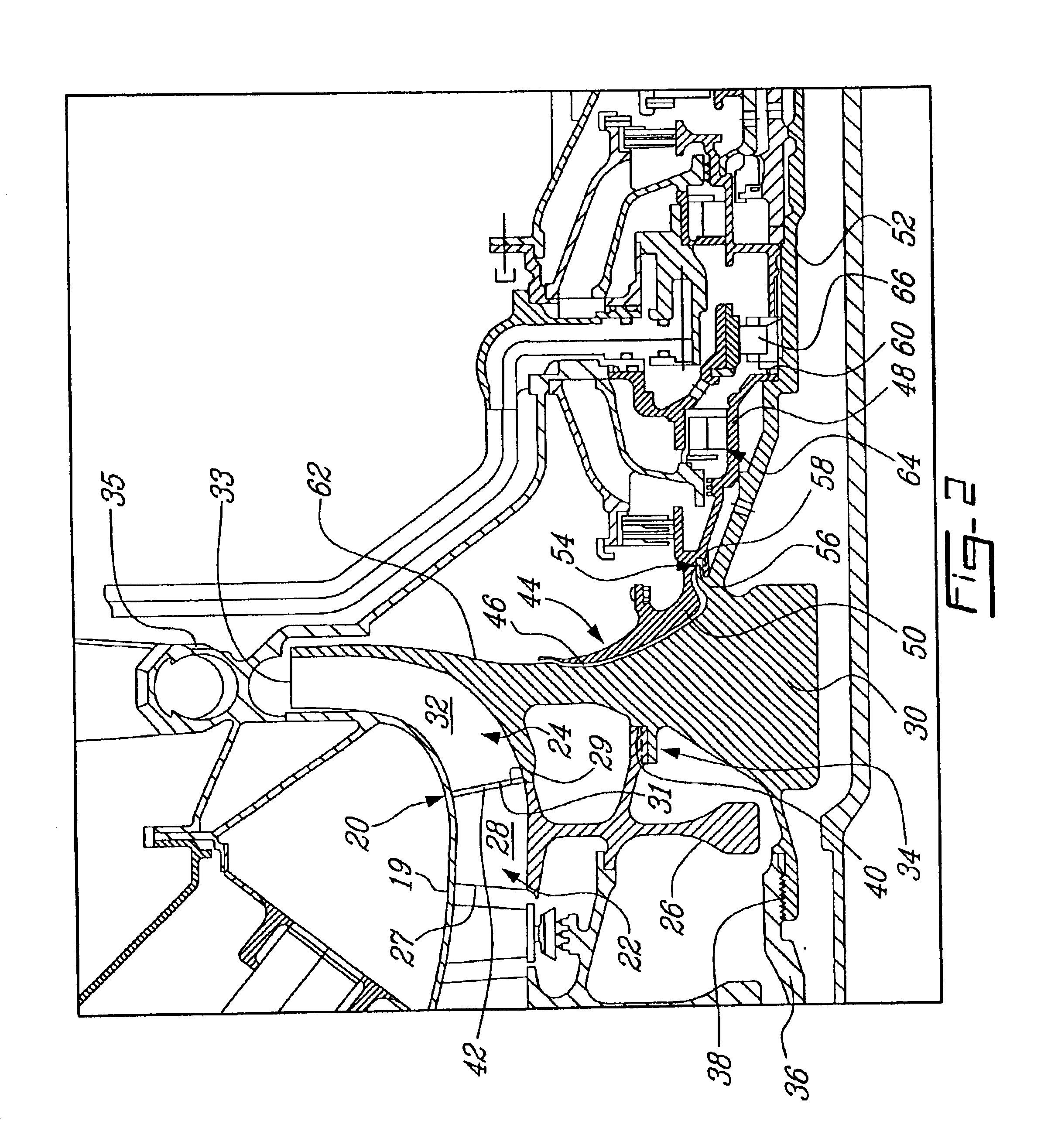 Low cycle fatigue life (LCF) impeller design concept