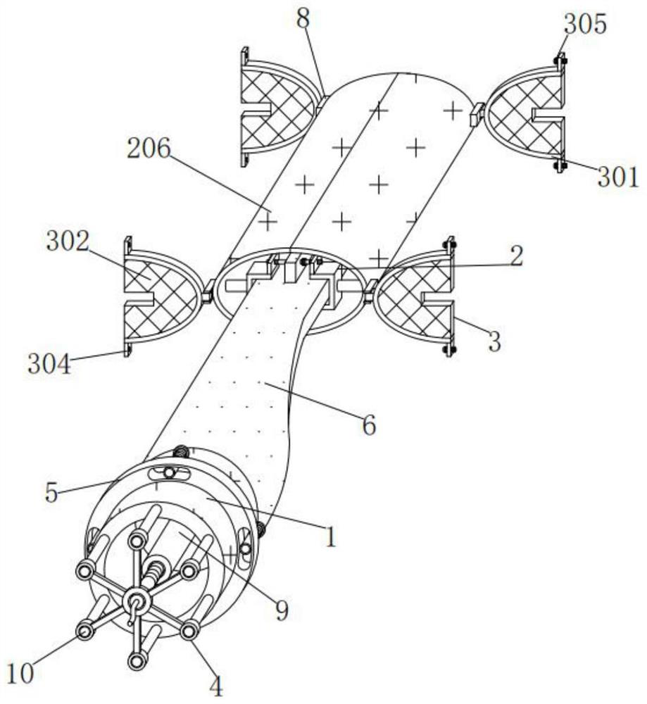 Anti-collision type wind power blade