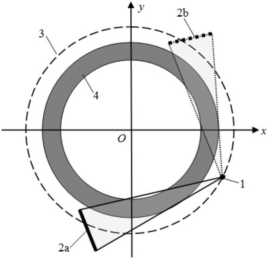 Double-periphery external CT detection device based method and system for on-line detection of large-diameter pipe wall