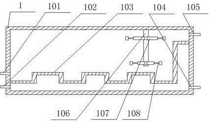 Hydraulic oil cooling structure