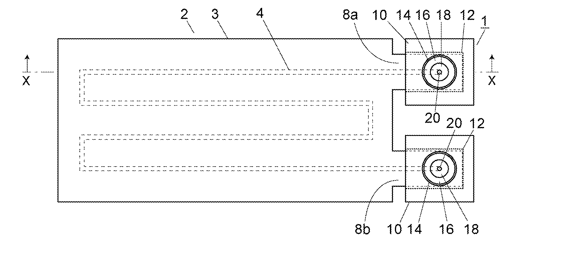 Flow channel module and chromatograph provided with the flow channel module