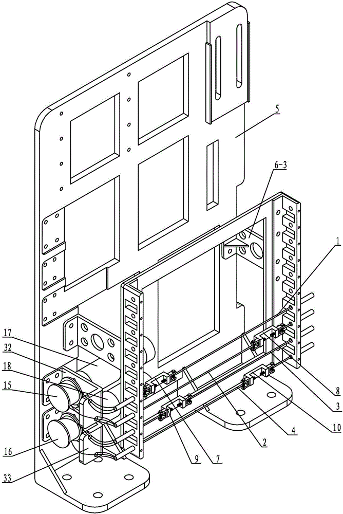 Lasso driving mechanism with two degrees of freedom