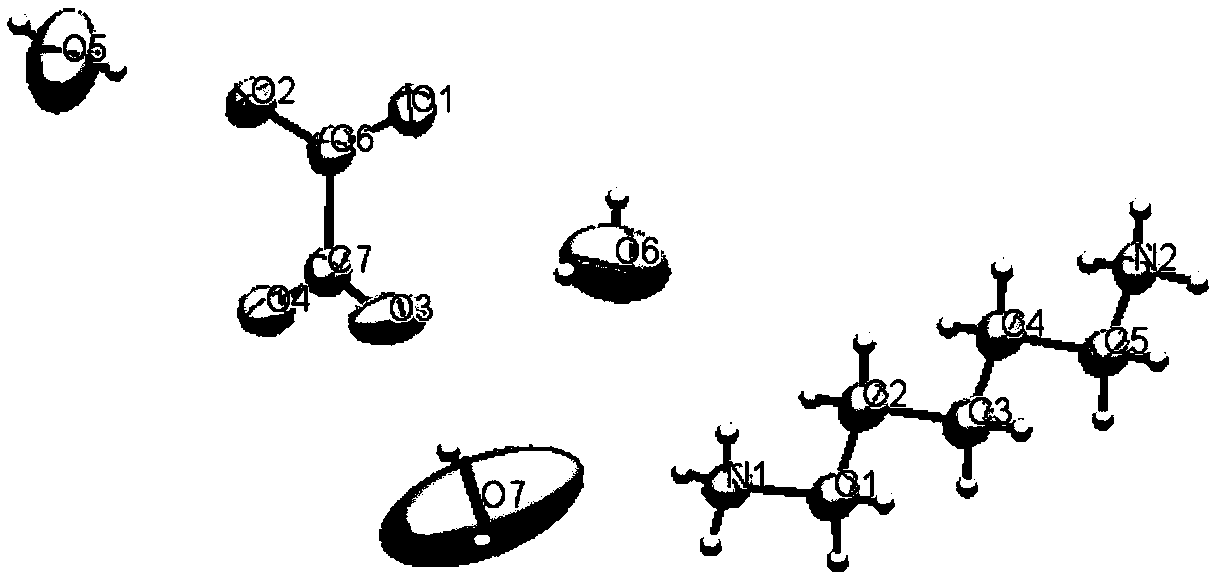 Pentanediamine ethanedioate and crystal thereof