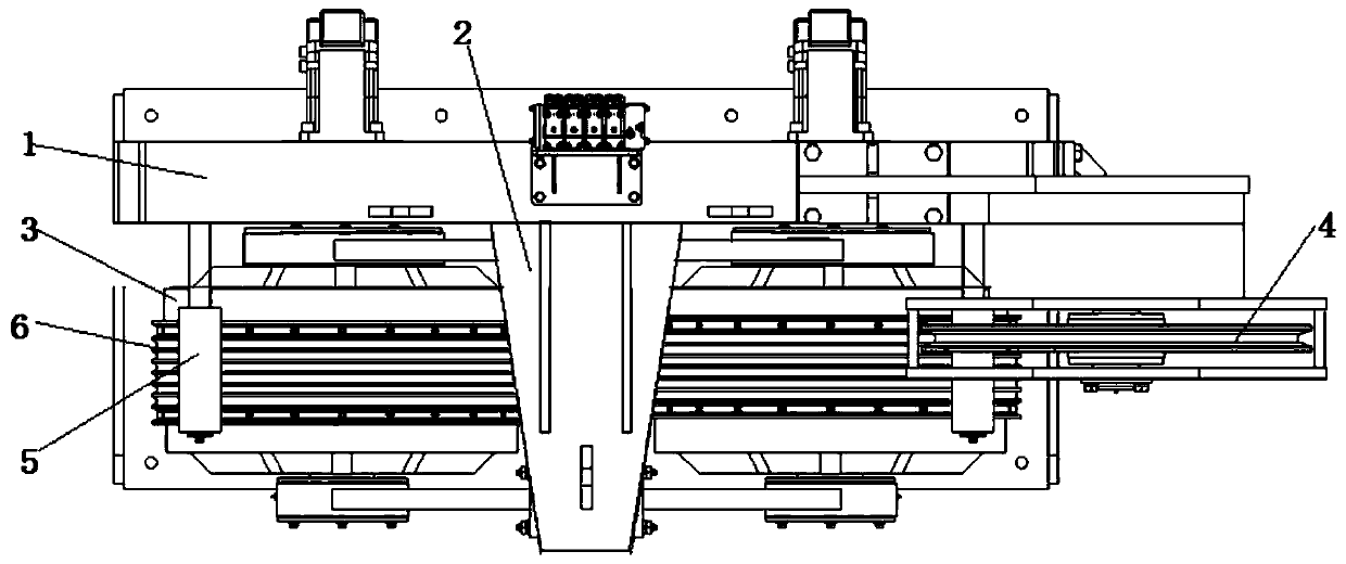 Traction device of winch