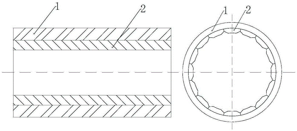 A water-lubricated rubber stern bearing and its design method