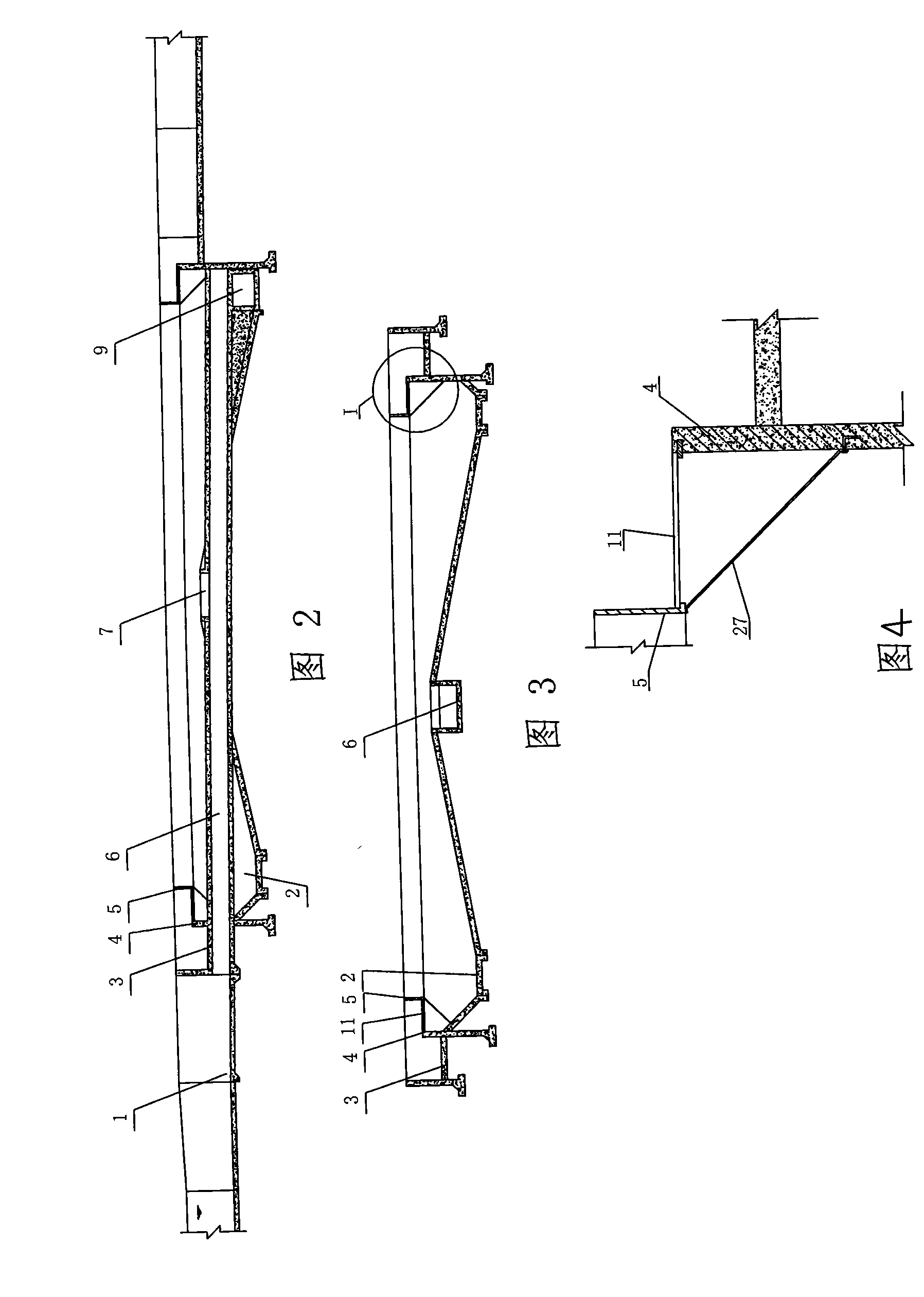 Round middle ring water and sand separating device