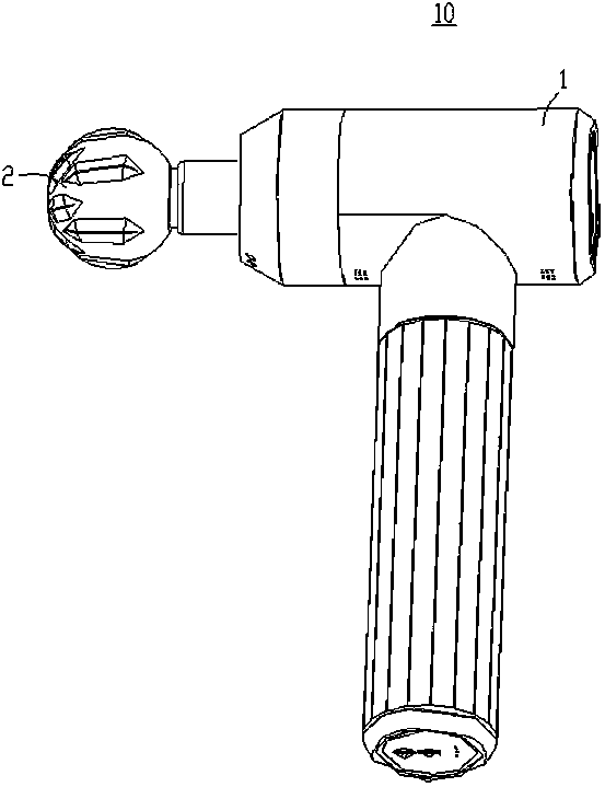 Fascia gun and skeleton recognition method thereof