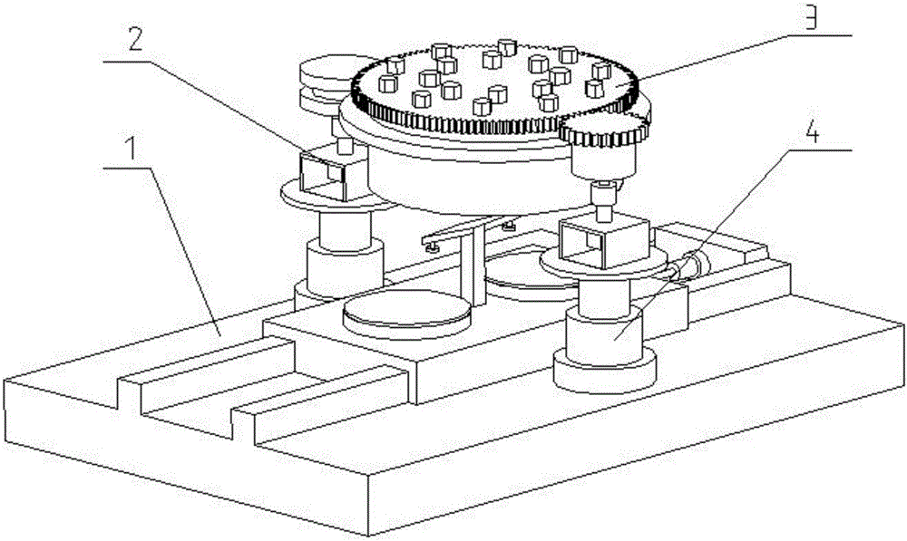 Platinum electrode polishing device