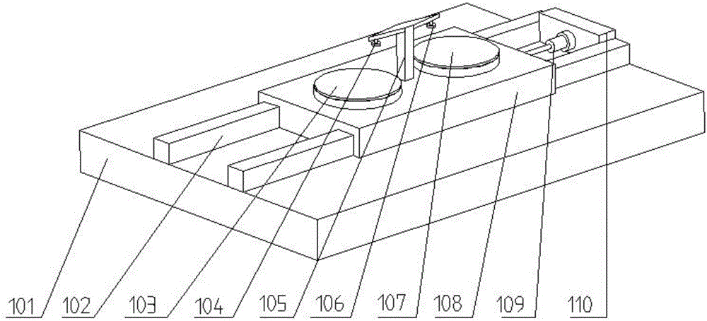 Platinum electrode polishing device