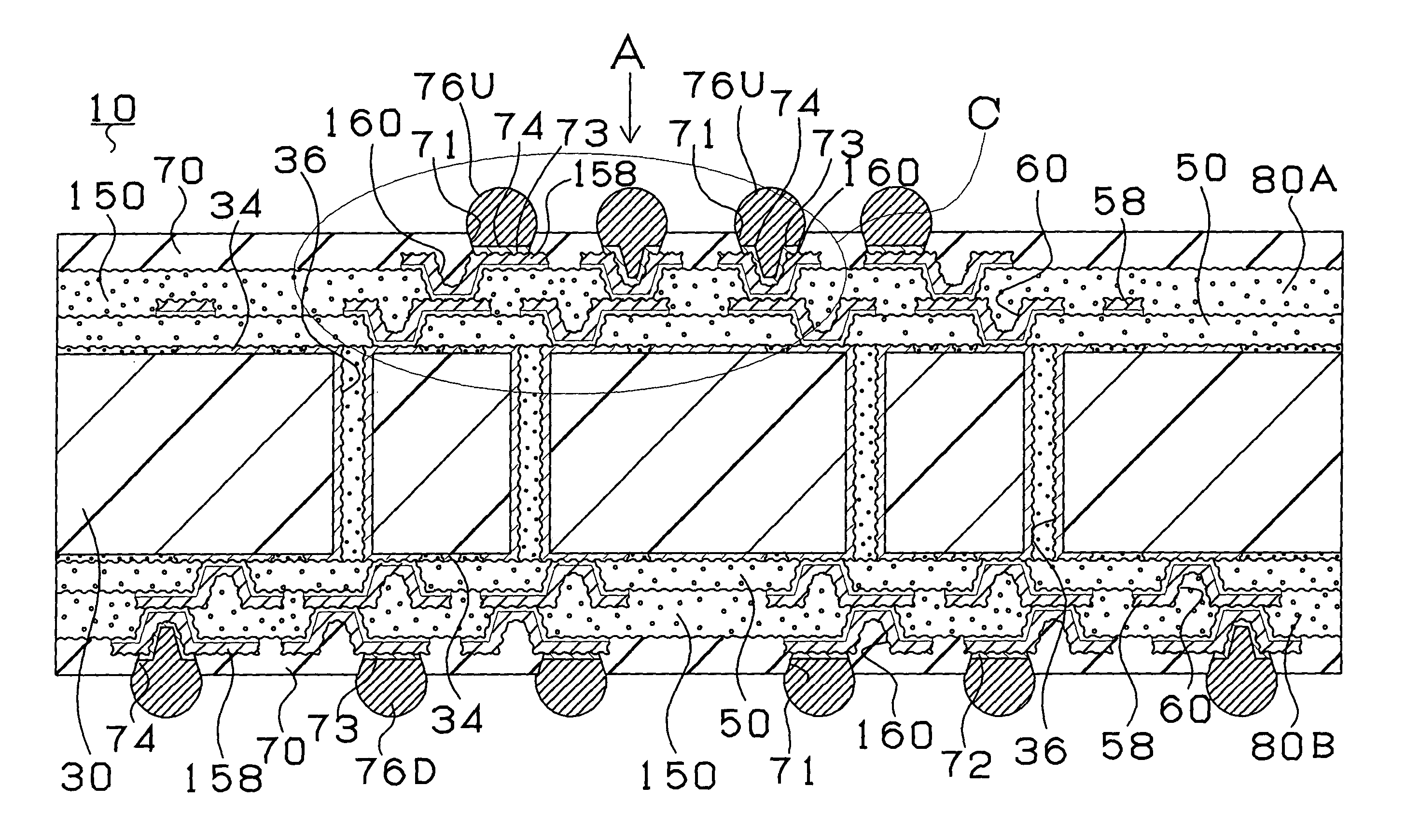 Printed wiring board and production method for printed wiring board