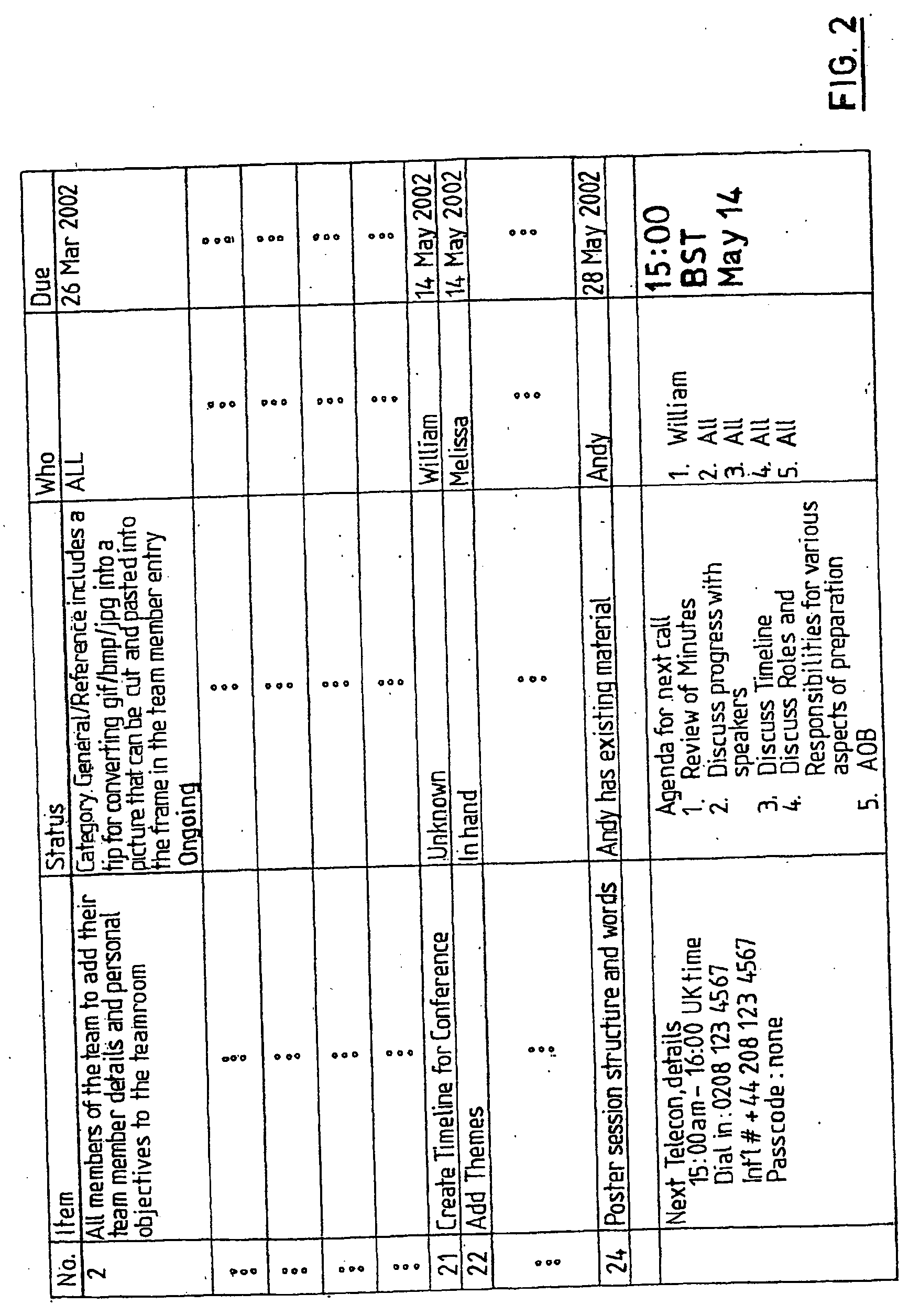 System and method for information collation