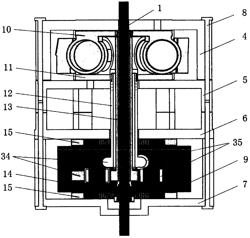 Rotary cylinder piston type engine