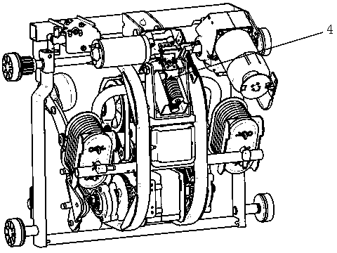 Four-dimensional massaging machine