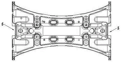 Evanescent mode casting technology method for lightweight balance shaft beam