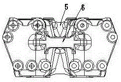 Evanescent mode casting technology method for lightweight balance shaft beam