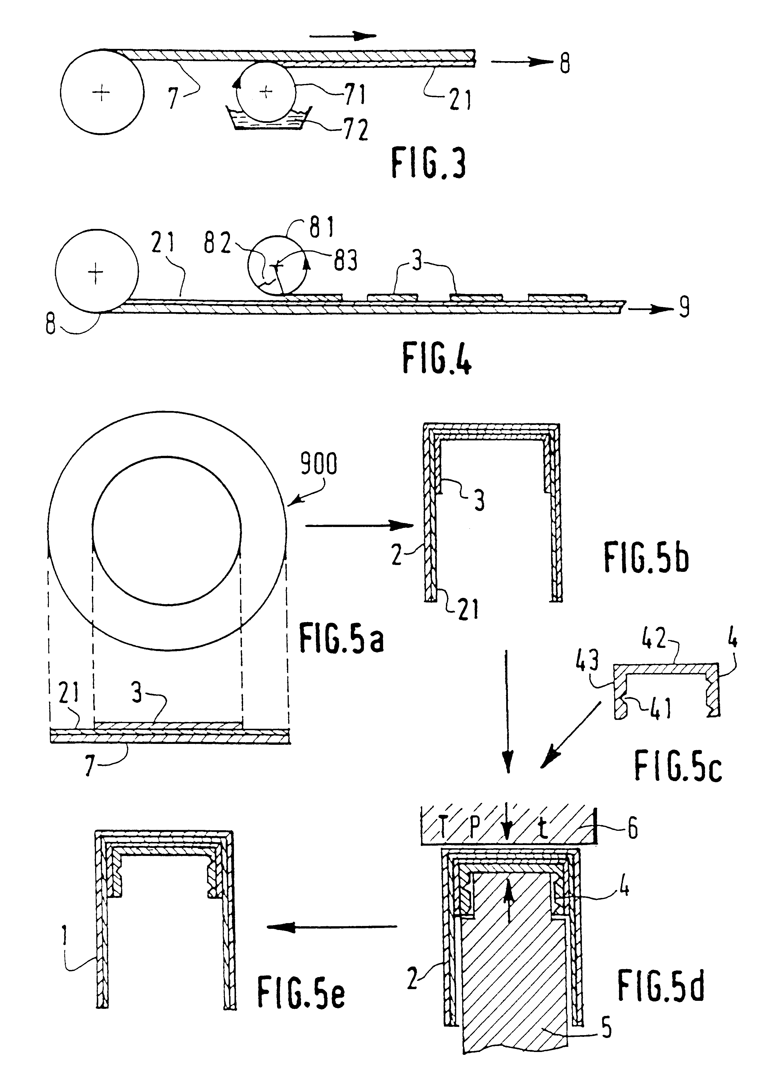 Sealing metal cap with plastic insert