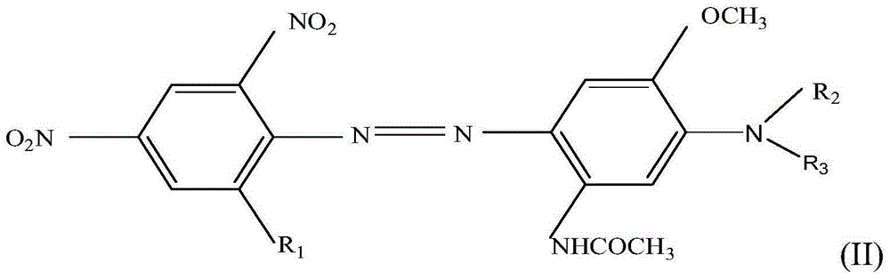 Disperse black dye composition, disperse dye and its preparation method and application