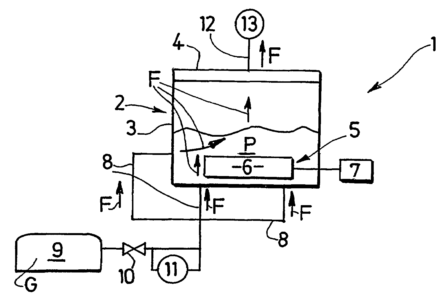 Vacuum kneading method with the introduction of oxygen and the device used to carry out said method