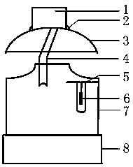 A natural rubber collection and monitoring method based on spectrum sensing technology