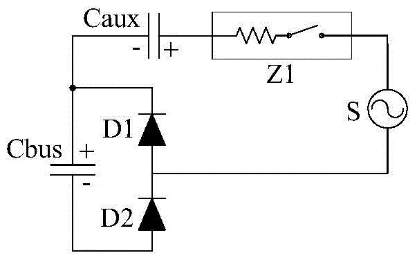 Precharging circuit and photovoltaic inverter