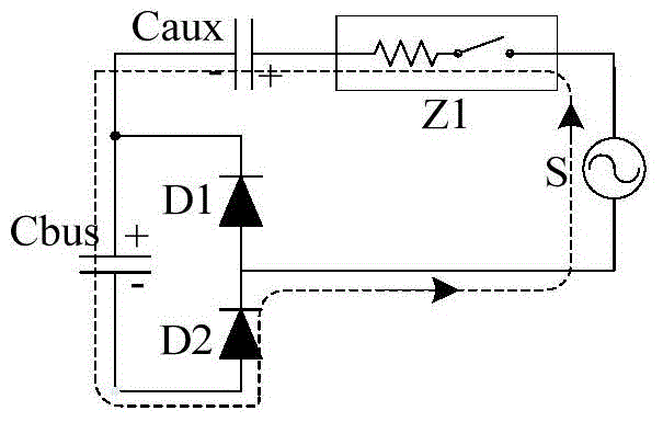 Precharging circuit and photovoltaic inverter