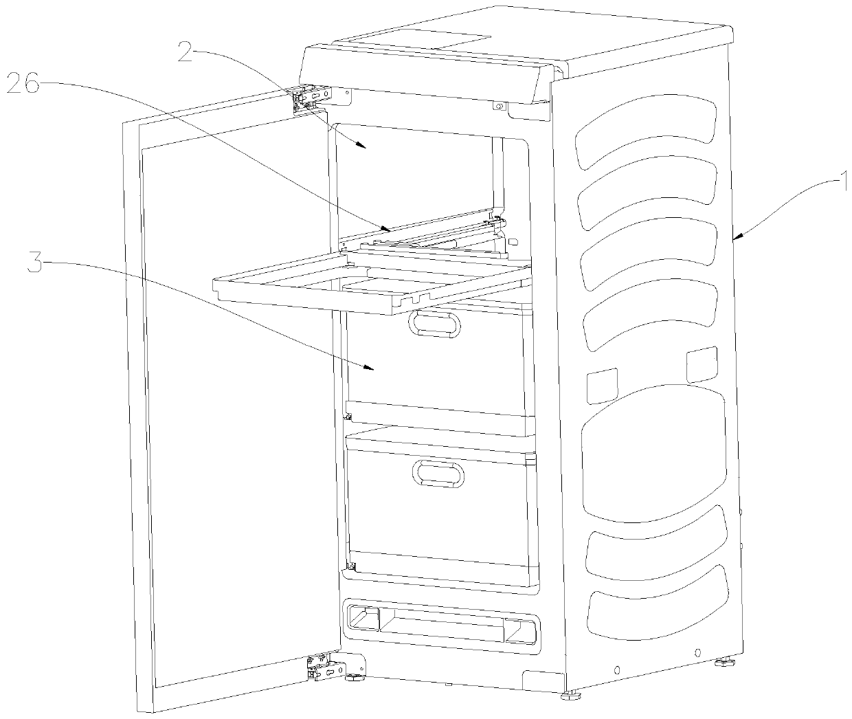 Clothes storage equipment