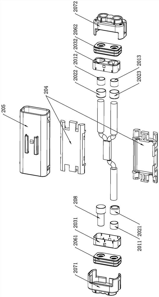 Shielded cable deconcentrator