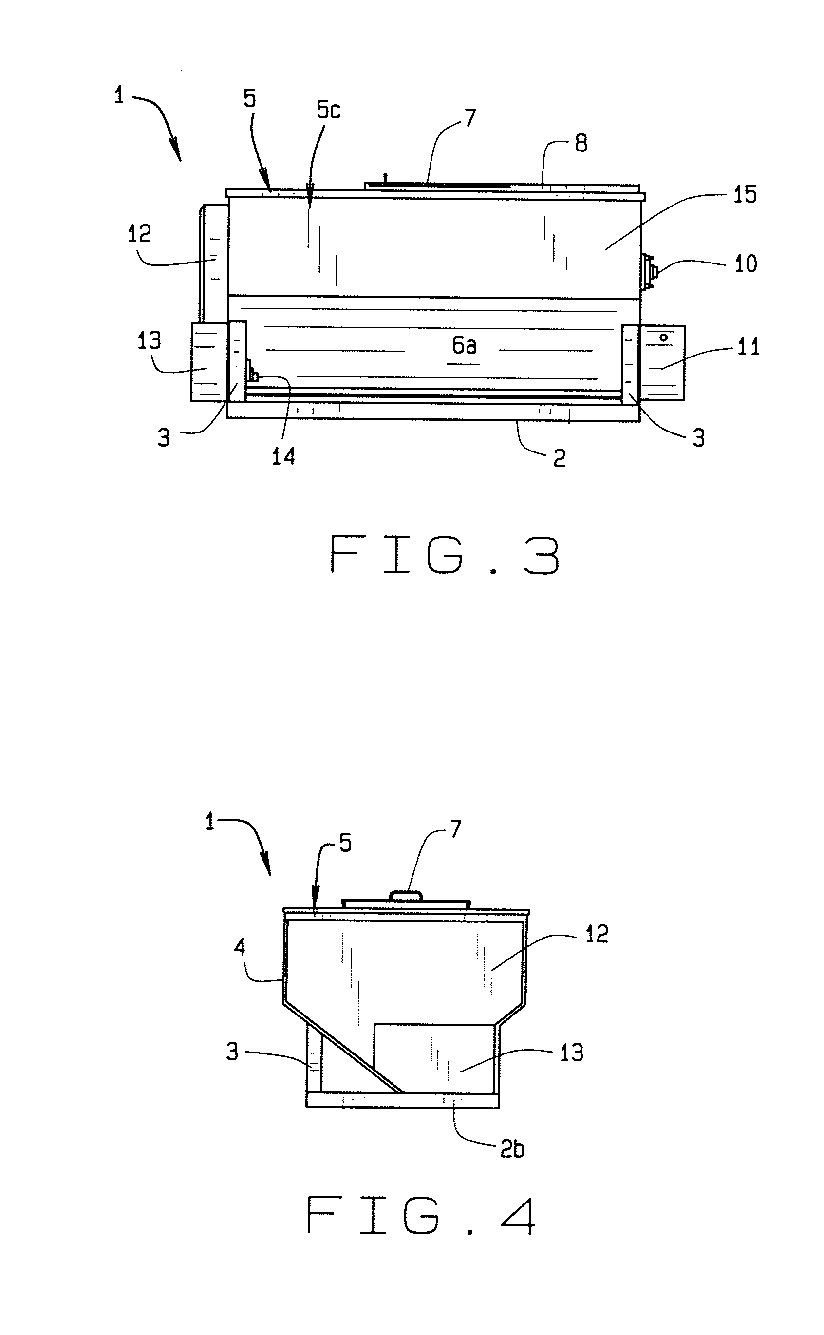 Vehicle mounted feed hopper device